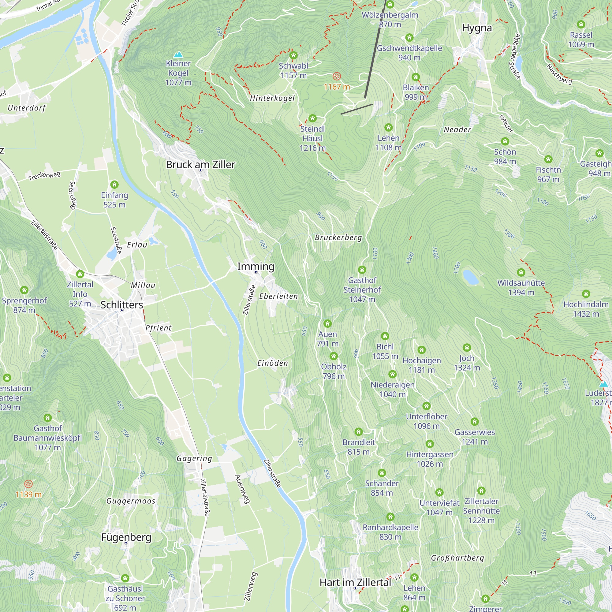 Talggen map