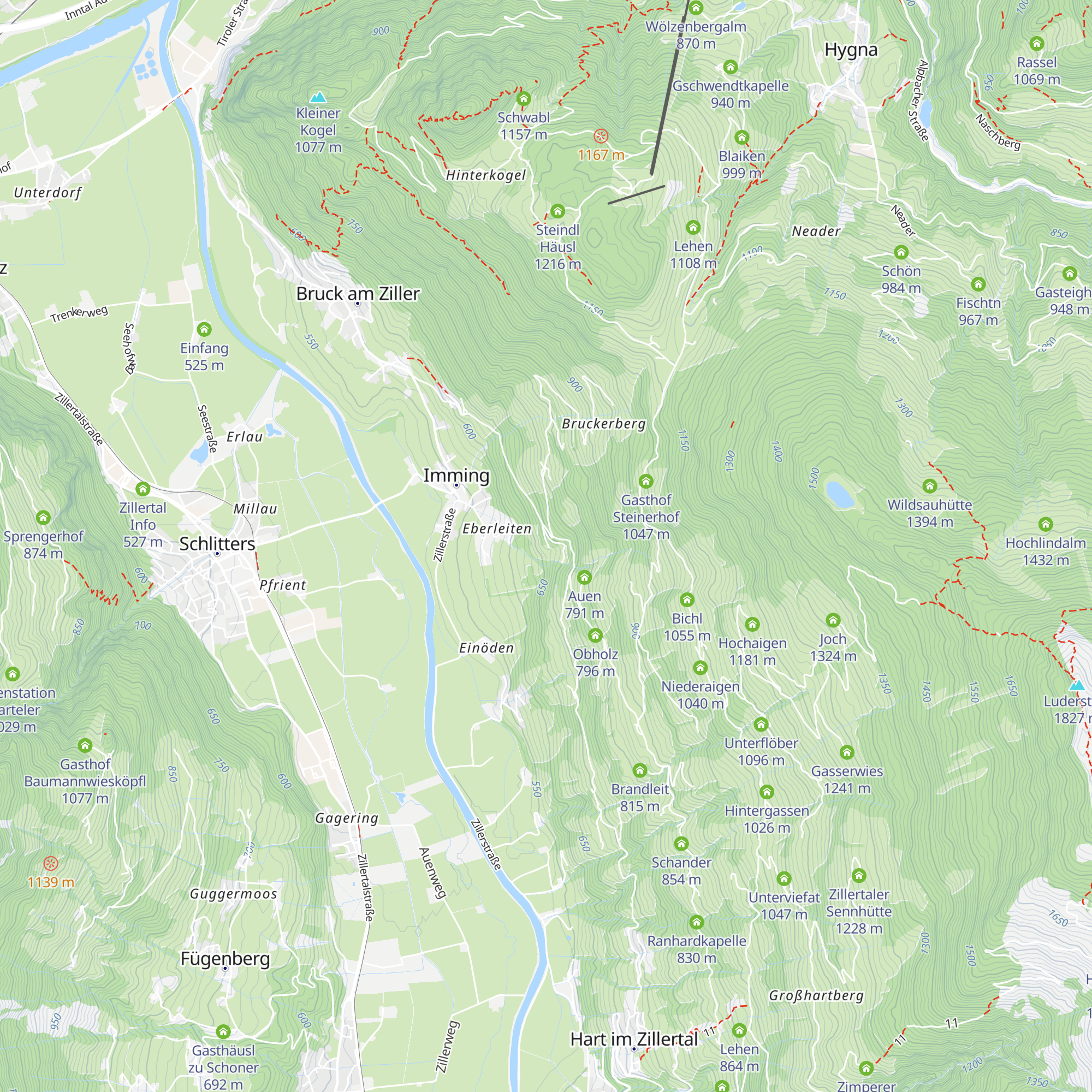 Talggen map