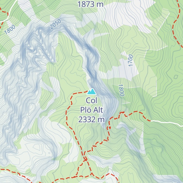Map of Col Plö Alt