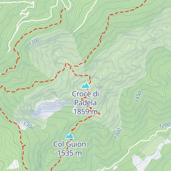 Map of Croce di Padela