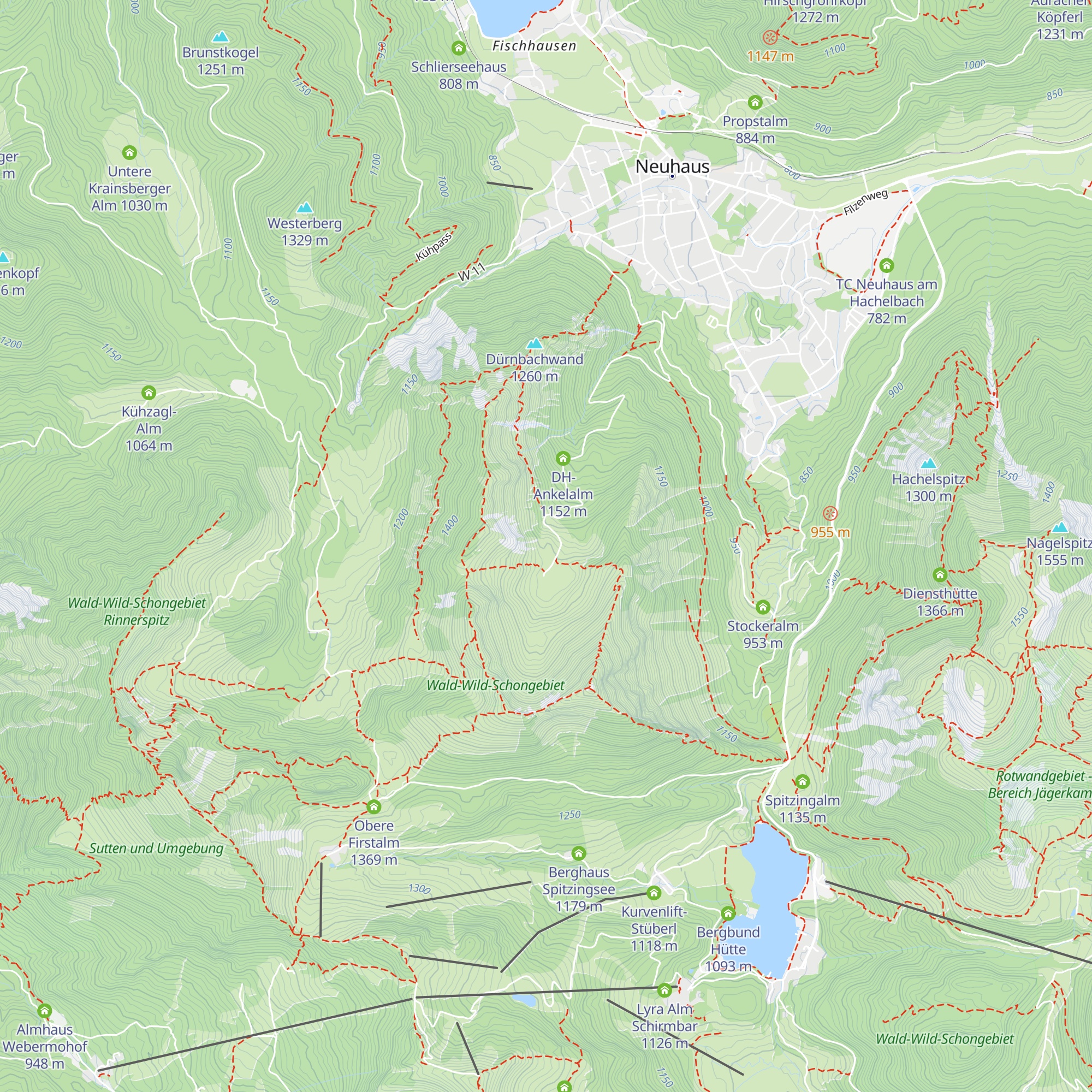 Schnapper-Hütte map