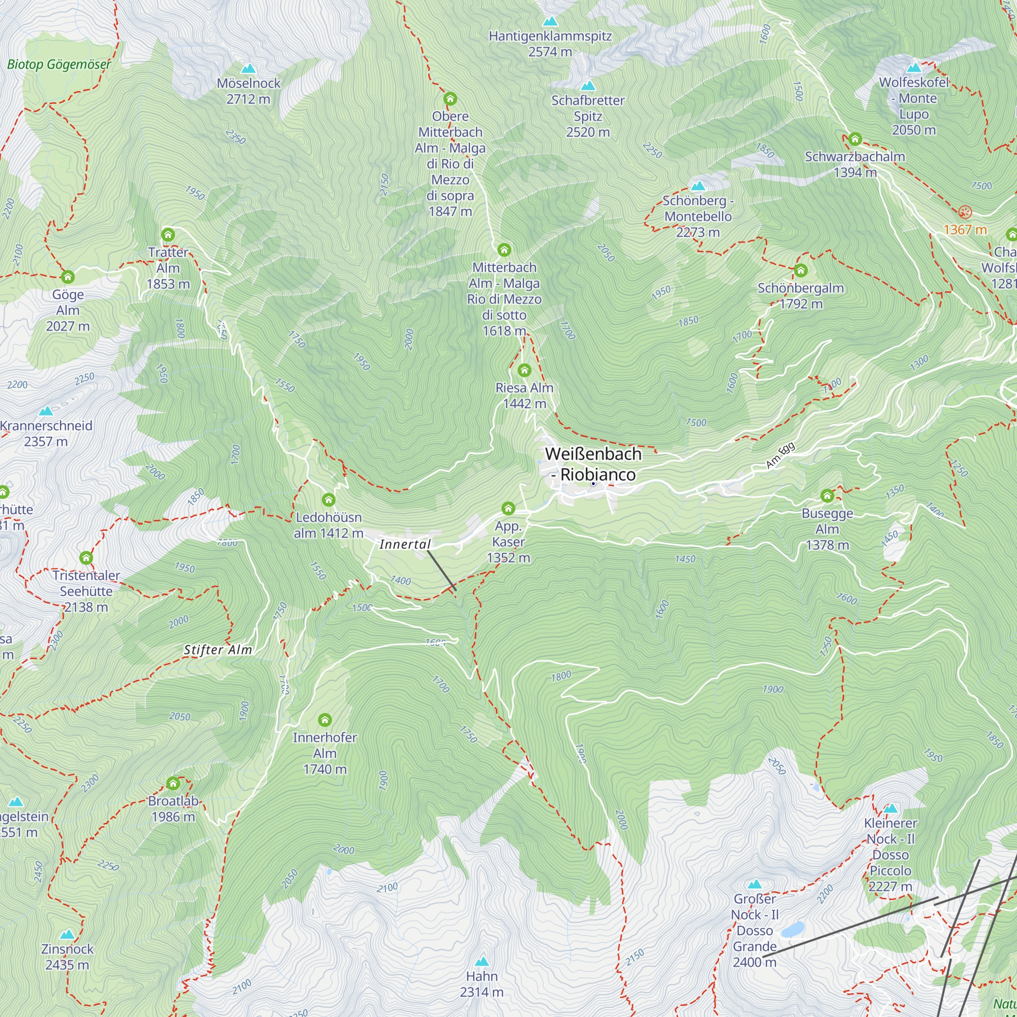 App. Kaser map