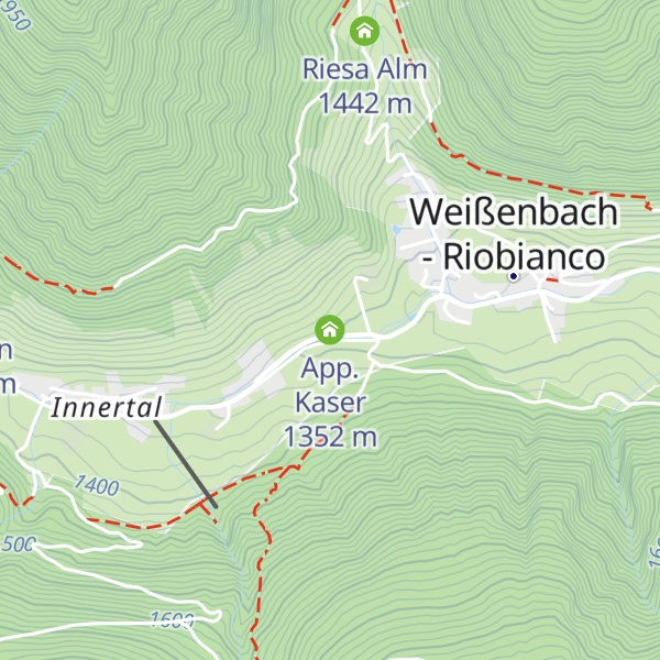 Map of App. Kaser