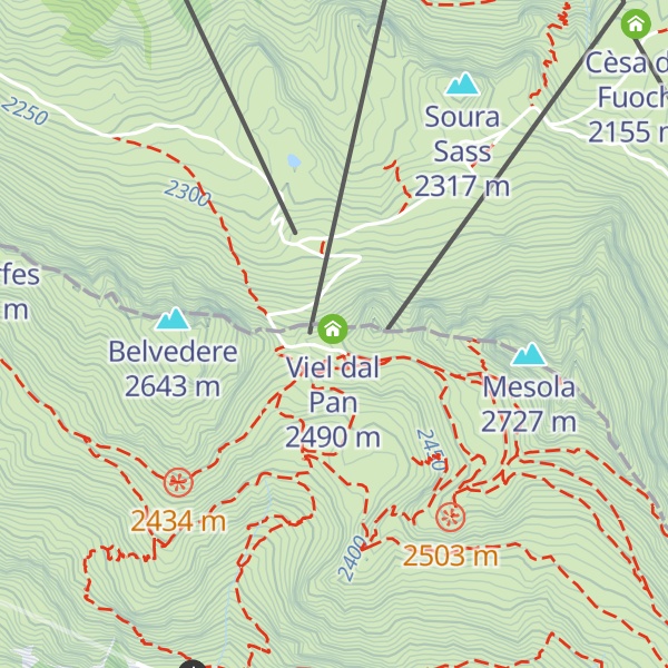 Map of Rifugio Luigi Gorza