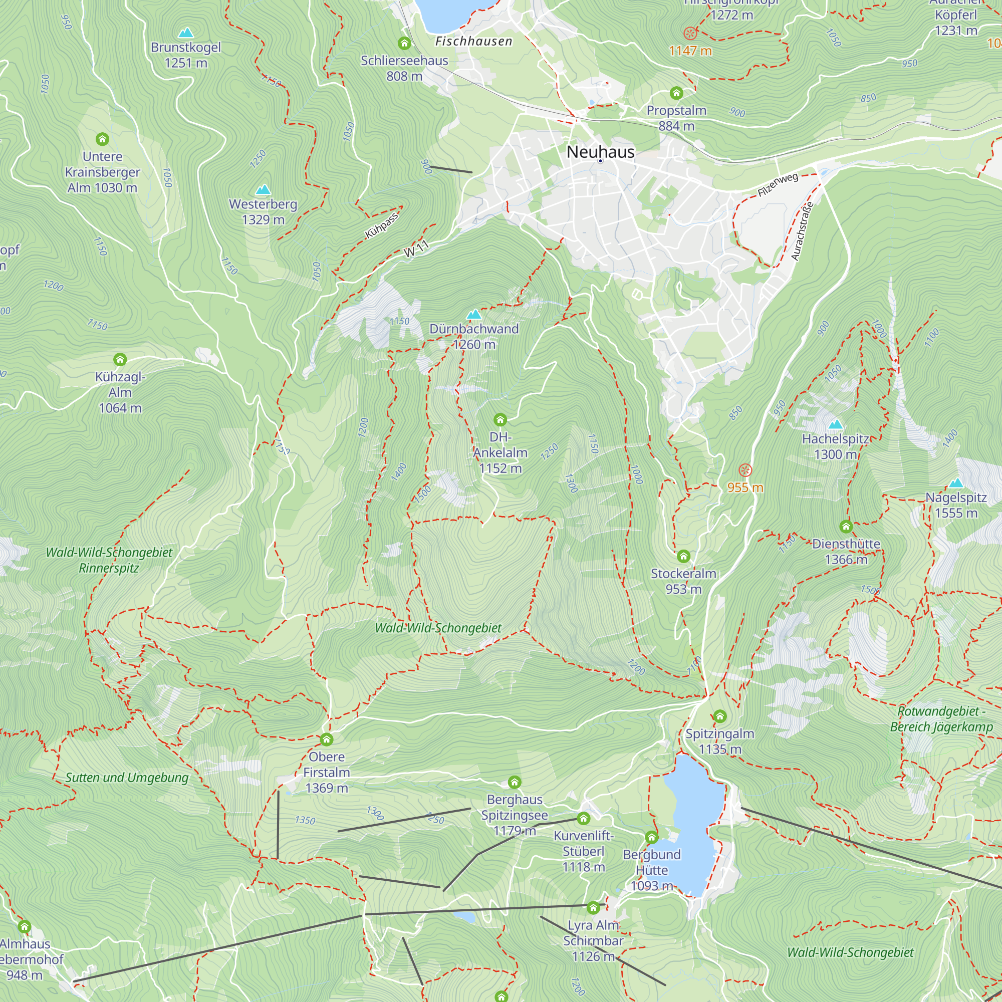 Ankel-Alm map
