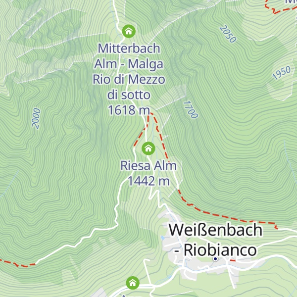 Map of Riesa Alm
