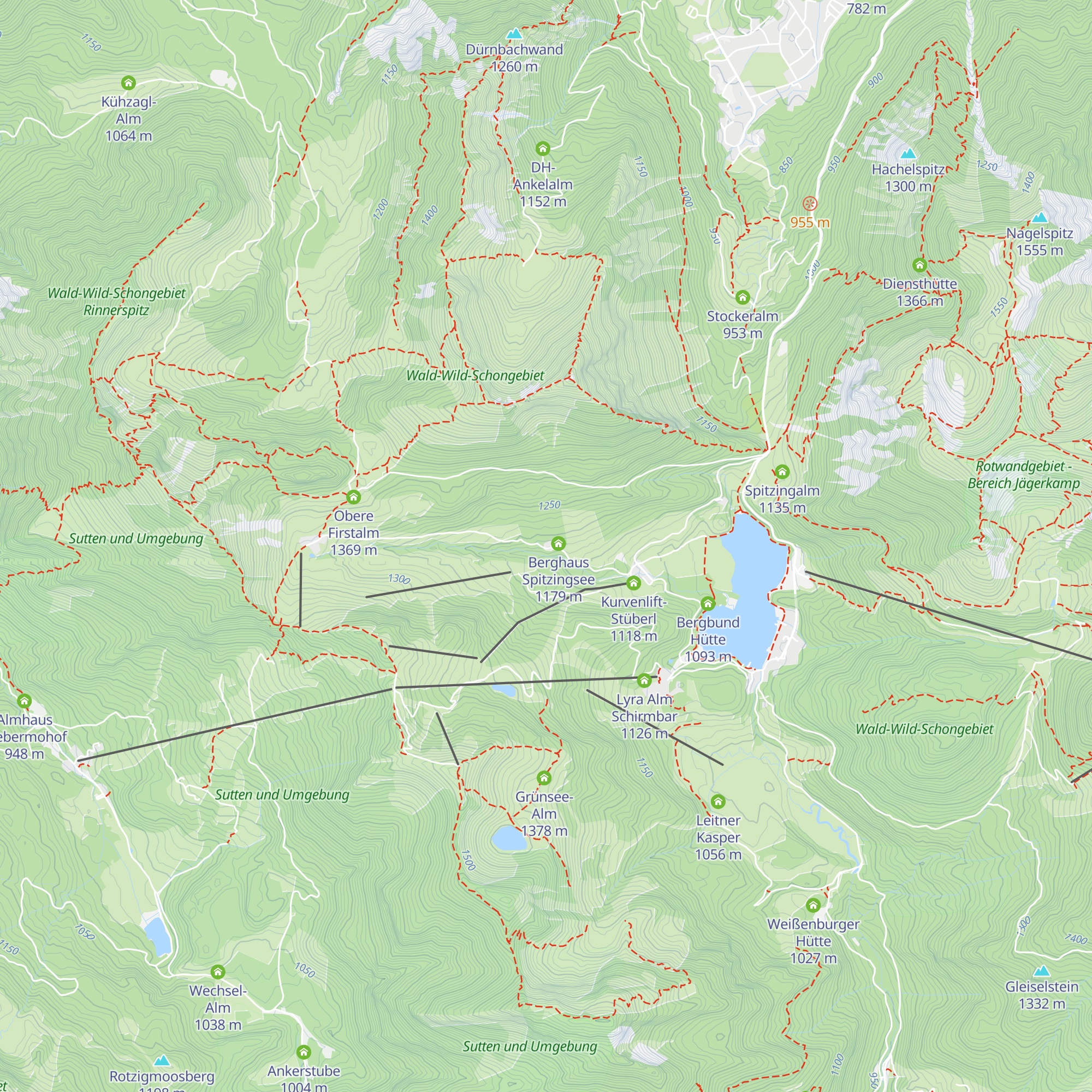 Die Kratzerhütte map