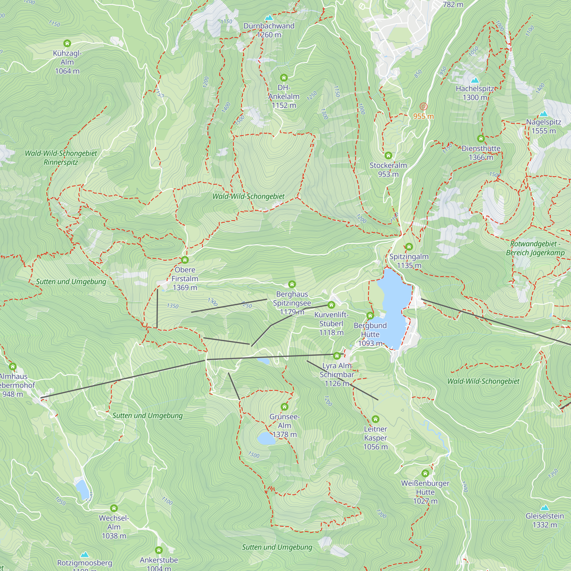 Die Kratzerhütte map