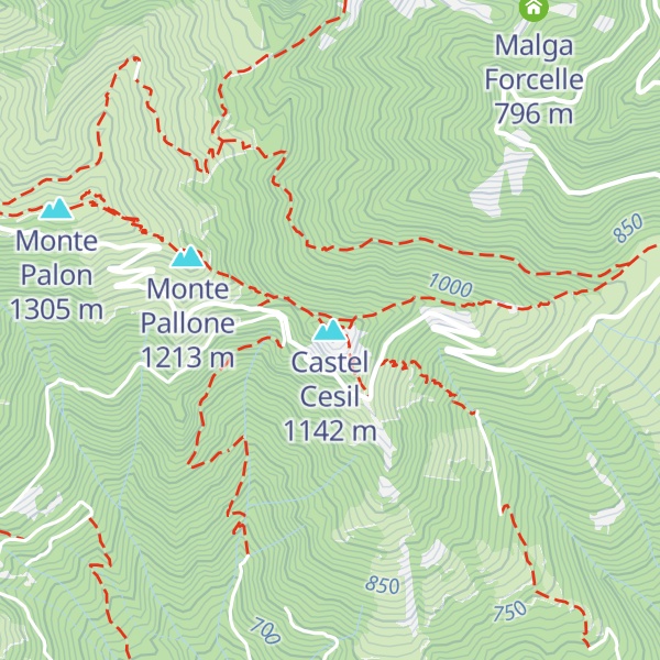 Map of Castel Cesil