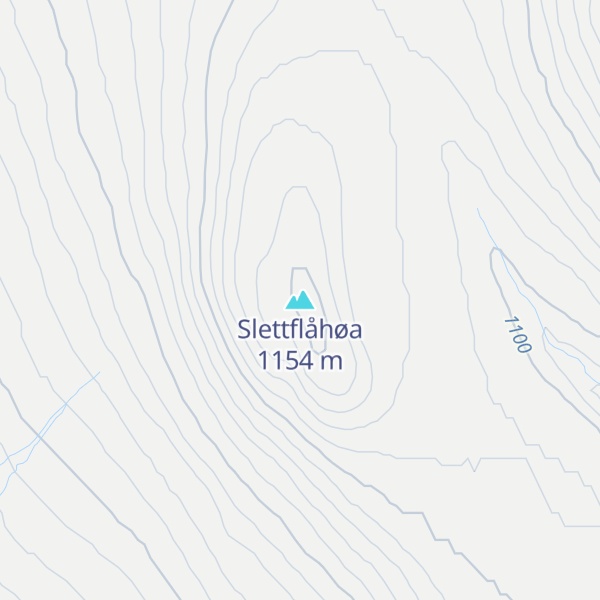 Map of Slettflåhøa