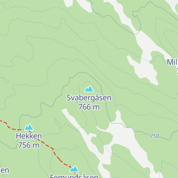 Map of Svabergåsen