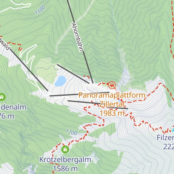 Map of Ahornhütte