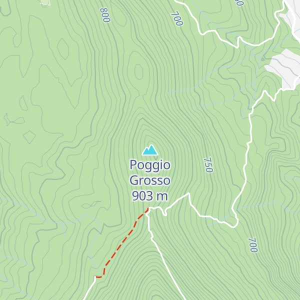 Map of Poggio Grosso