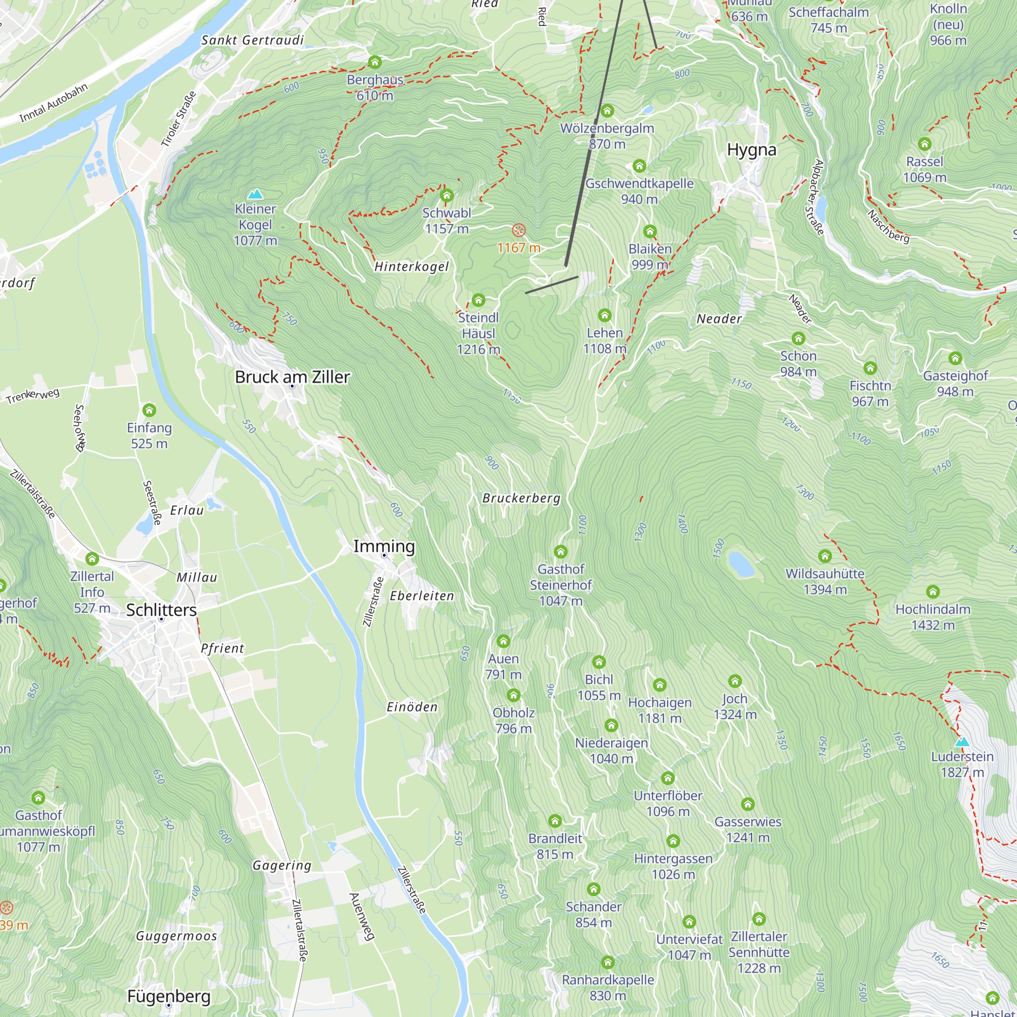 Oberkranebitten map