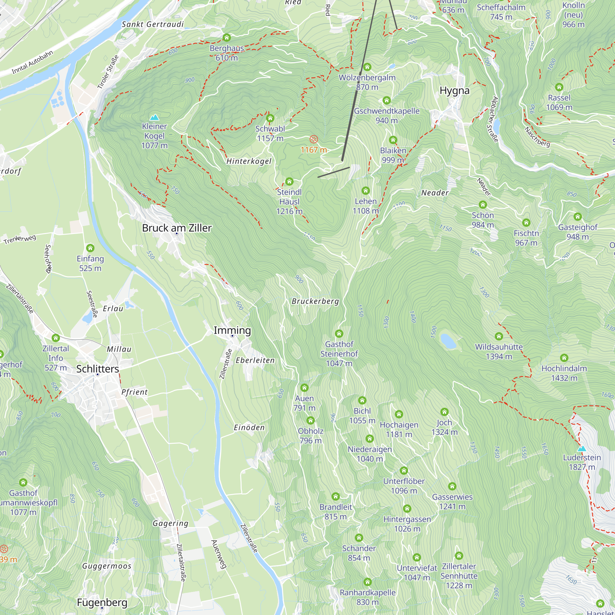 Oberkranebitten map