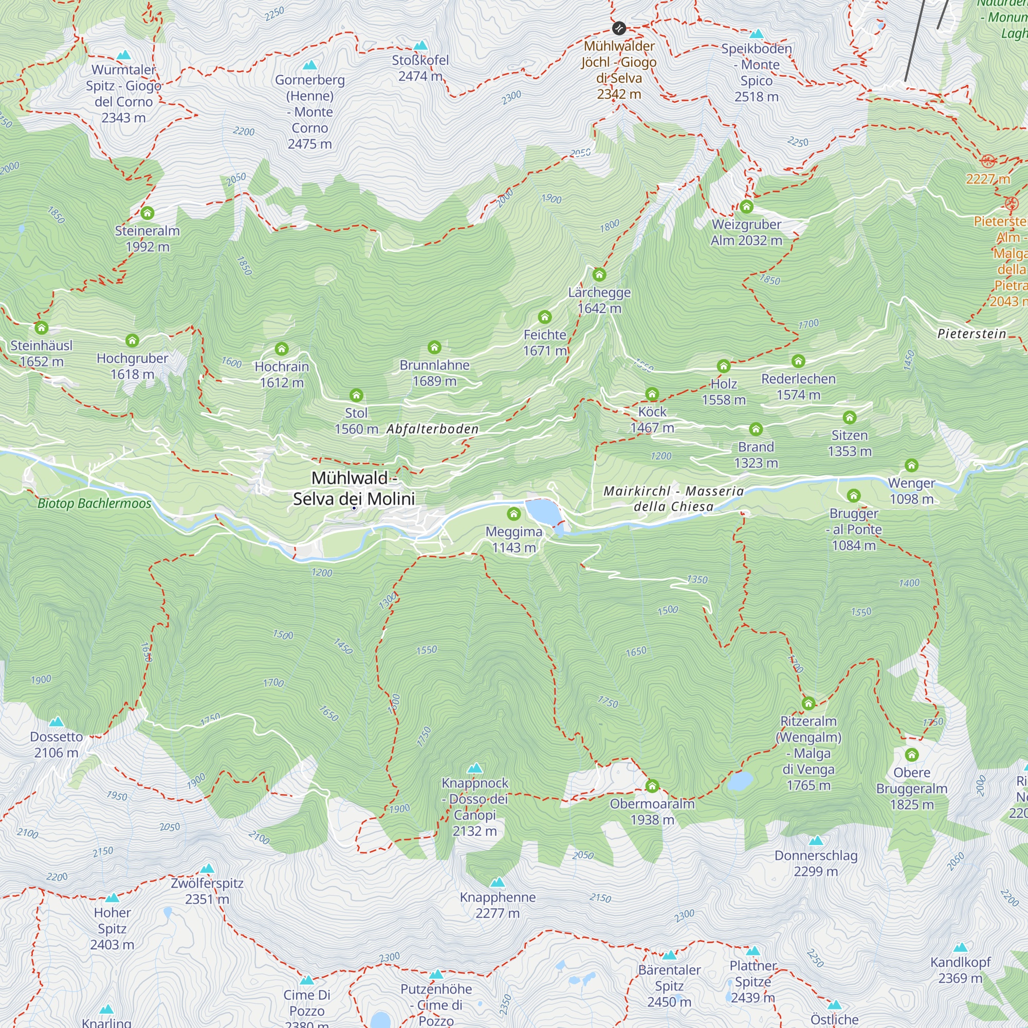 Meggima map
