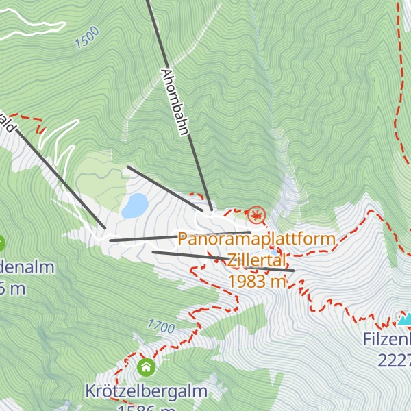 Map of FreiRaum Ahorn