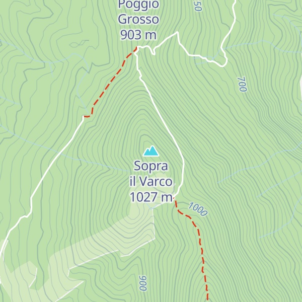 Map of Sopra il Varco