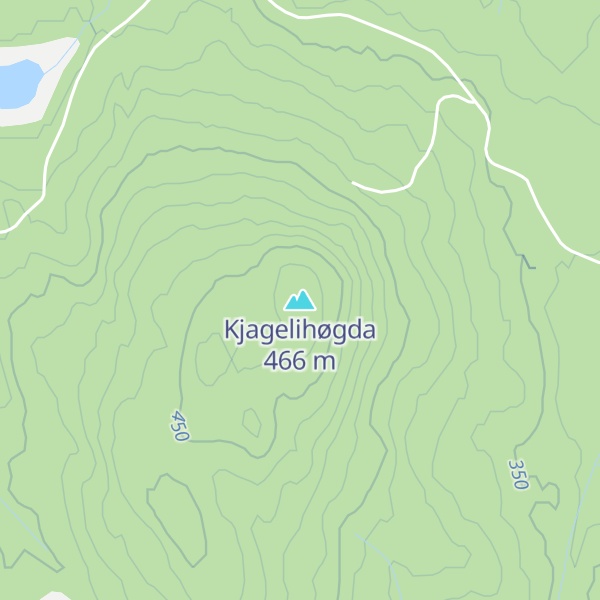 Map of Kjagelihøgda