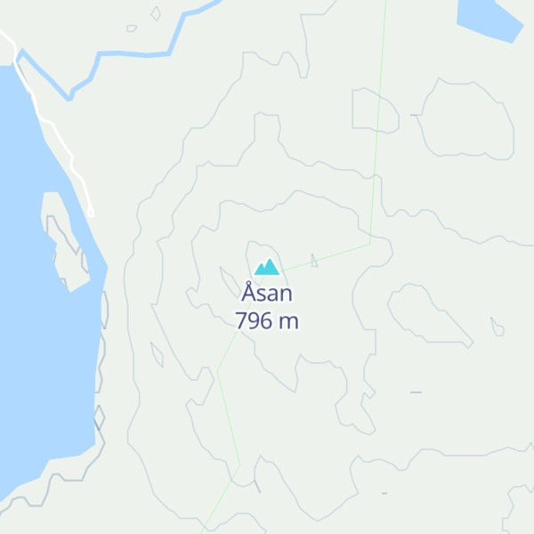 Map of Åsan