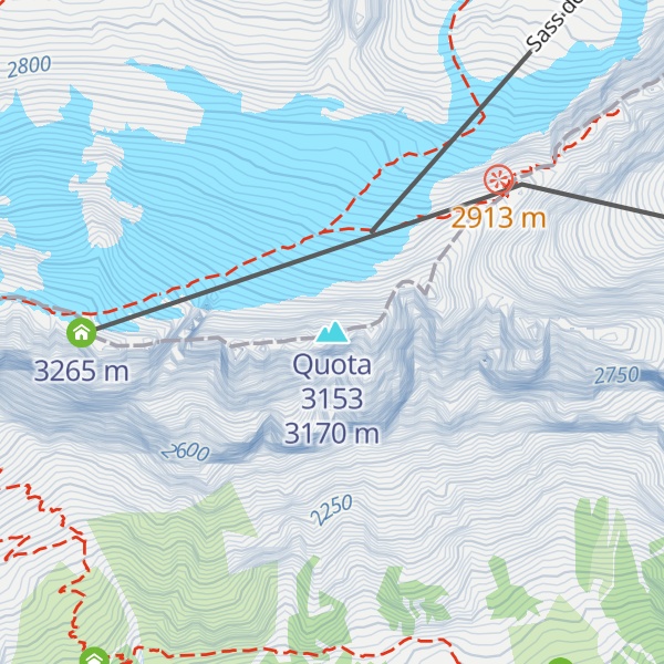 Map of Quota 3153