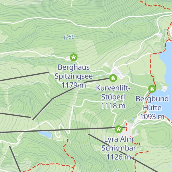 Map of Forsthütte Lyra Alm