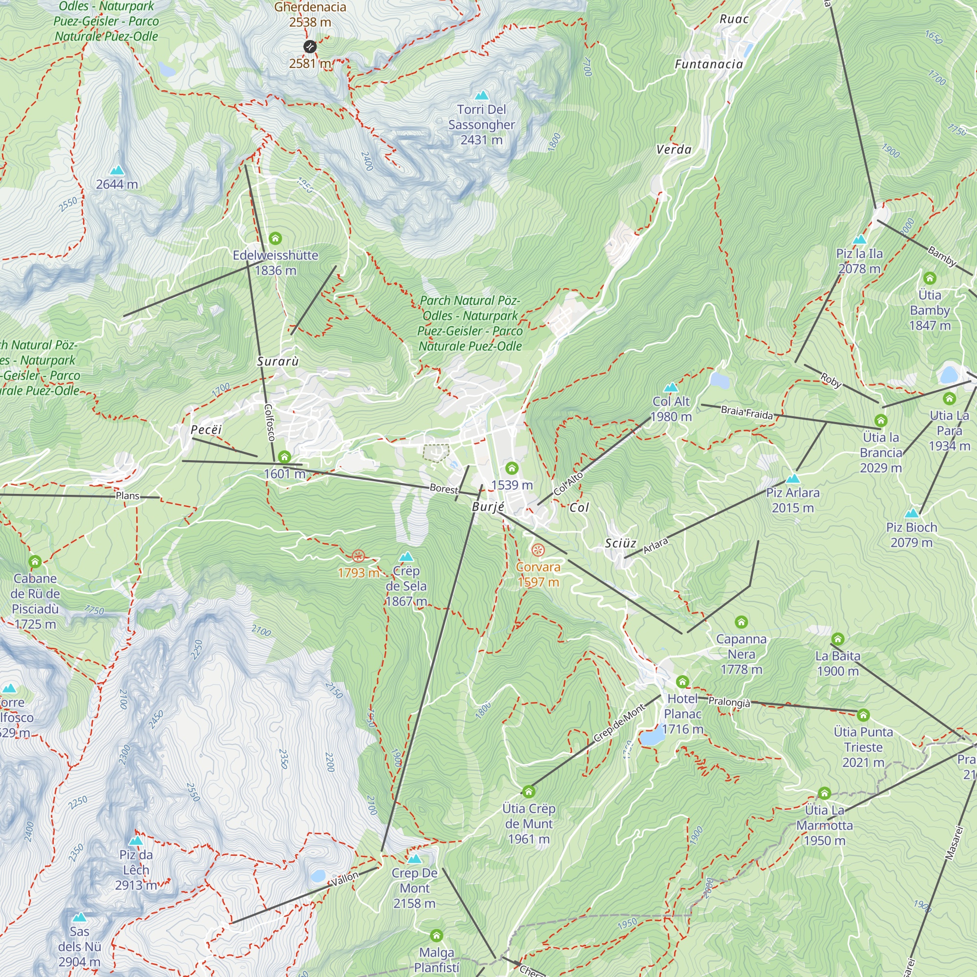 Corf map