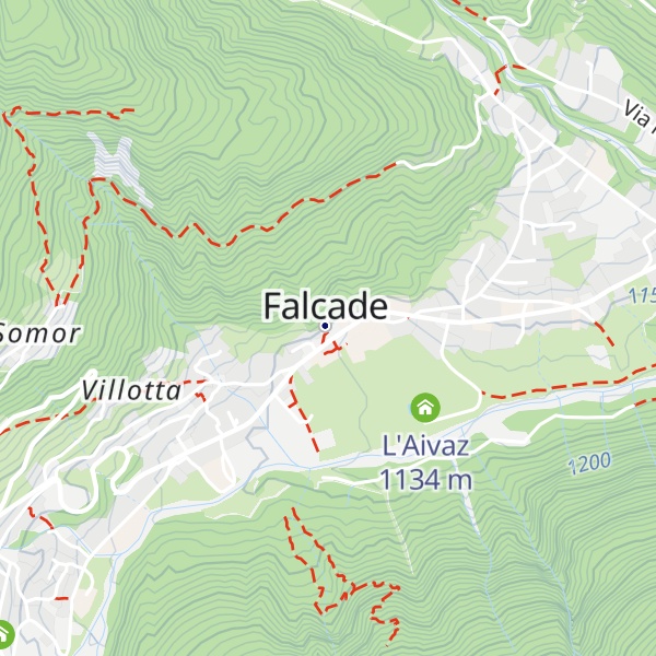 Map of Ufficio Informazioni Falcade