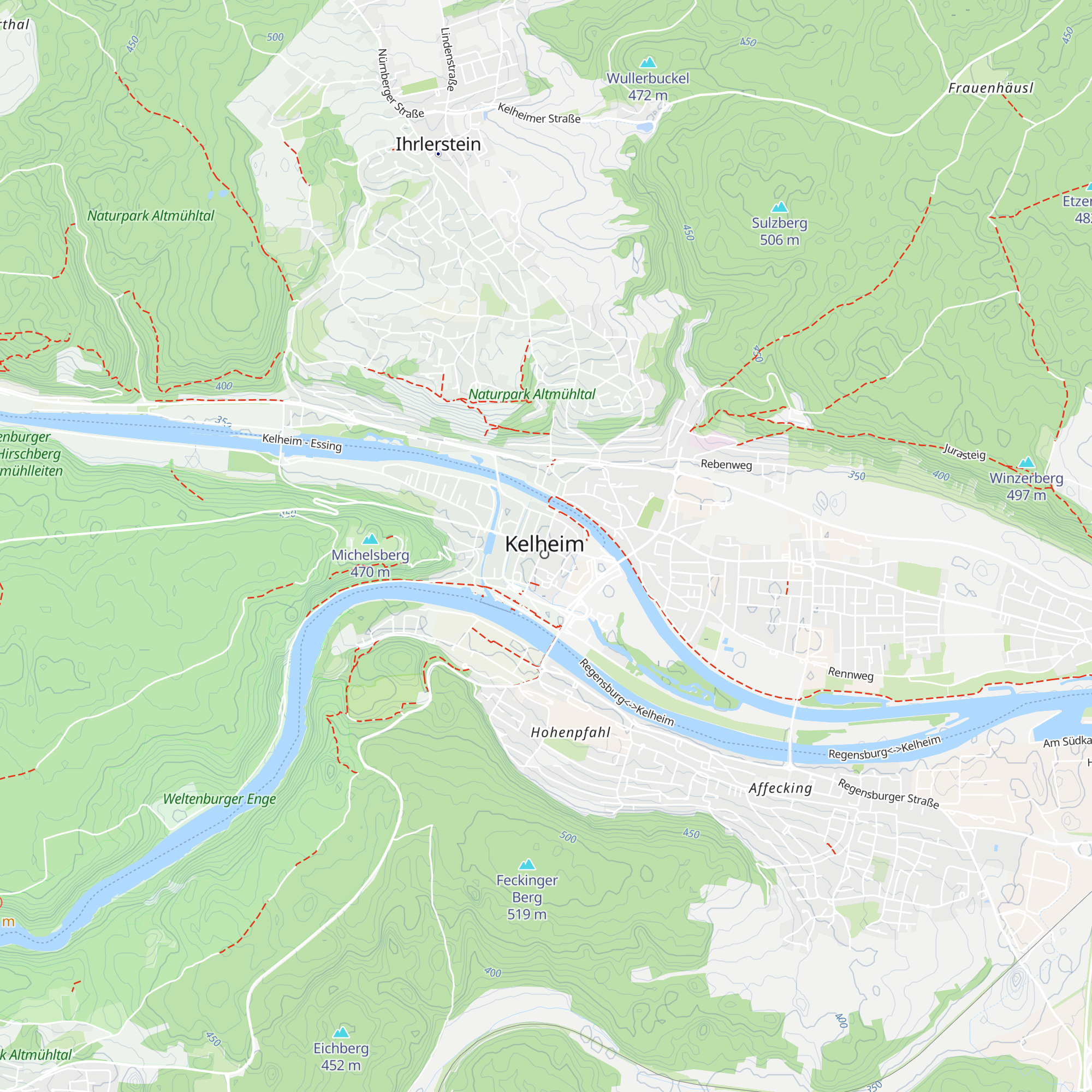 Tourist-Information Stadt Kelheim map
