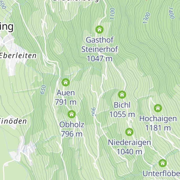 Map of Oberklamm