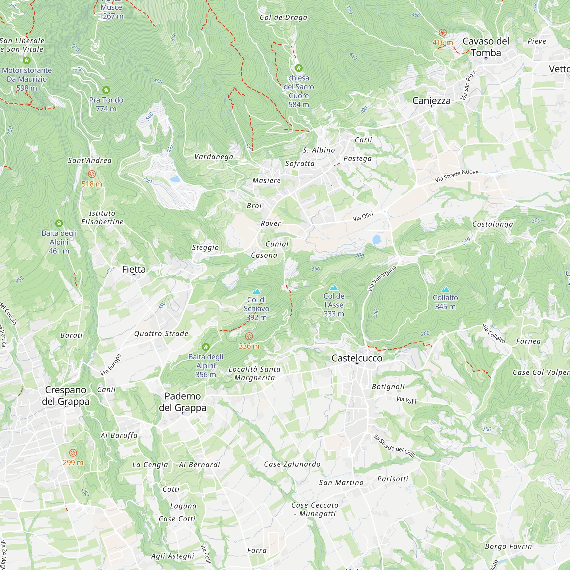 chiesa di Santa Giustina map