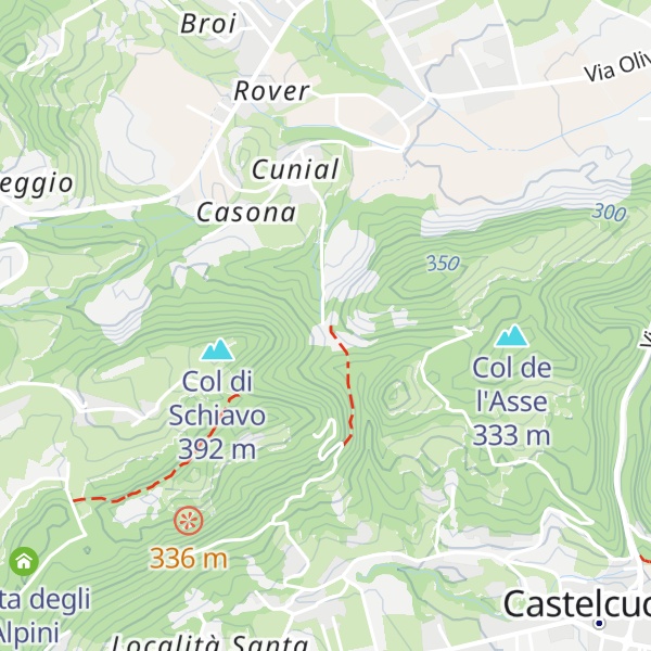 Map of chiesa di Santa Giustina