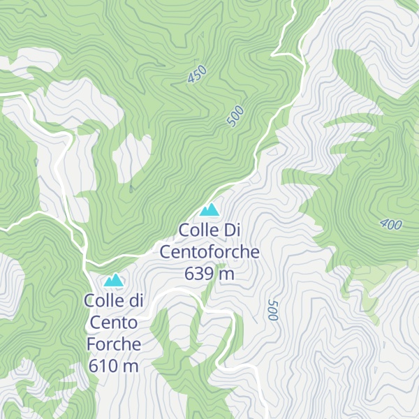 Map of Colle Di Centoforche