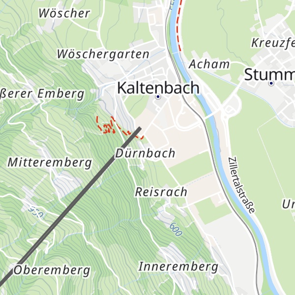 Map of Postalm