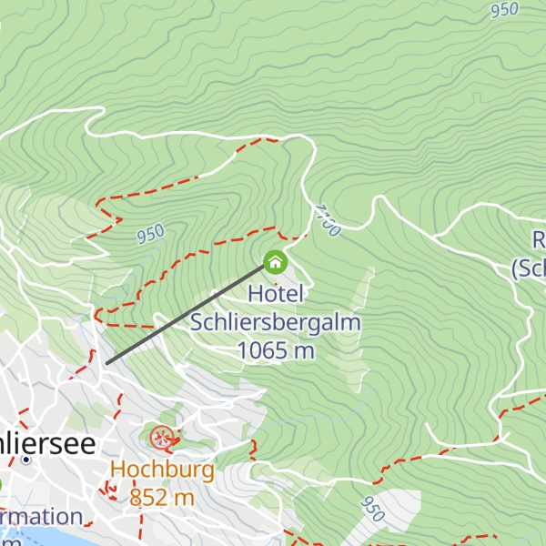 Map of Schliersberg-Alm