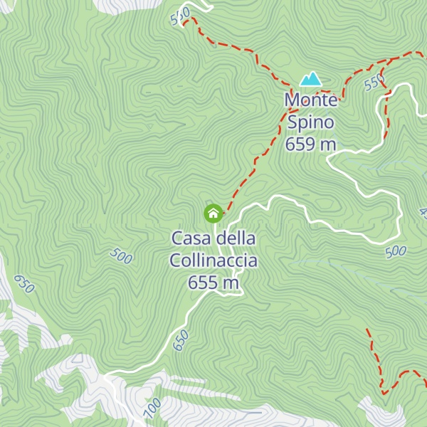 Map of Casa della Collinaccia
