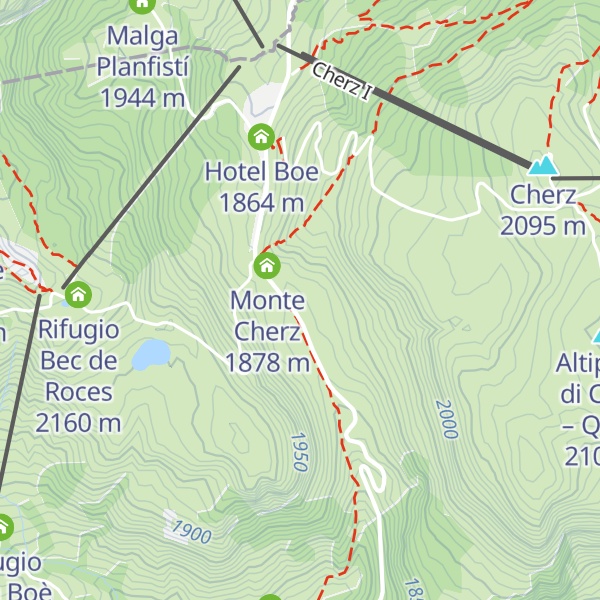 Map of Aparthotel Sella Ronda
