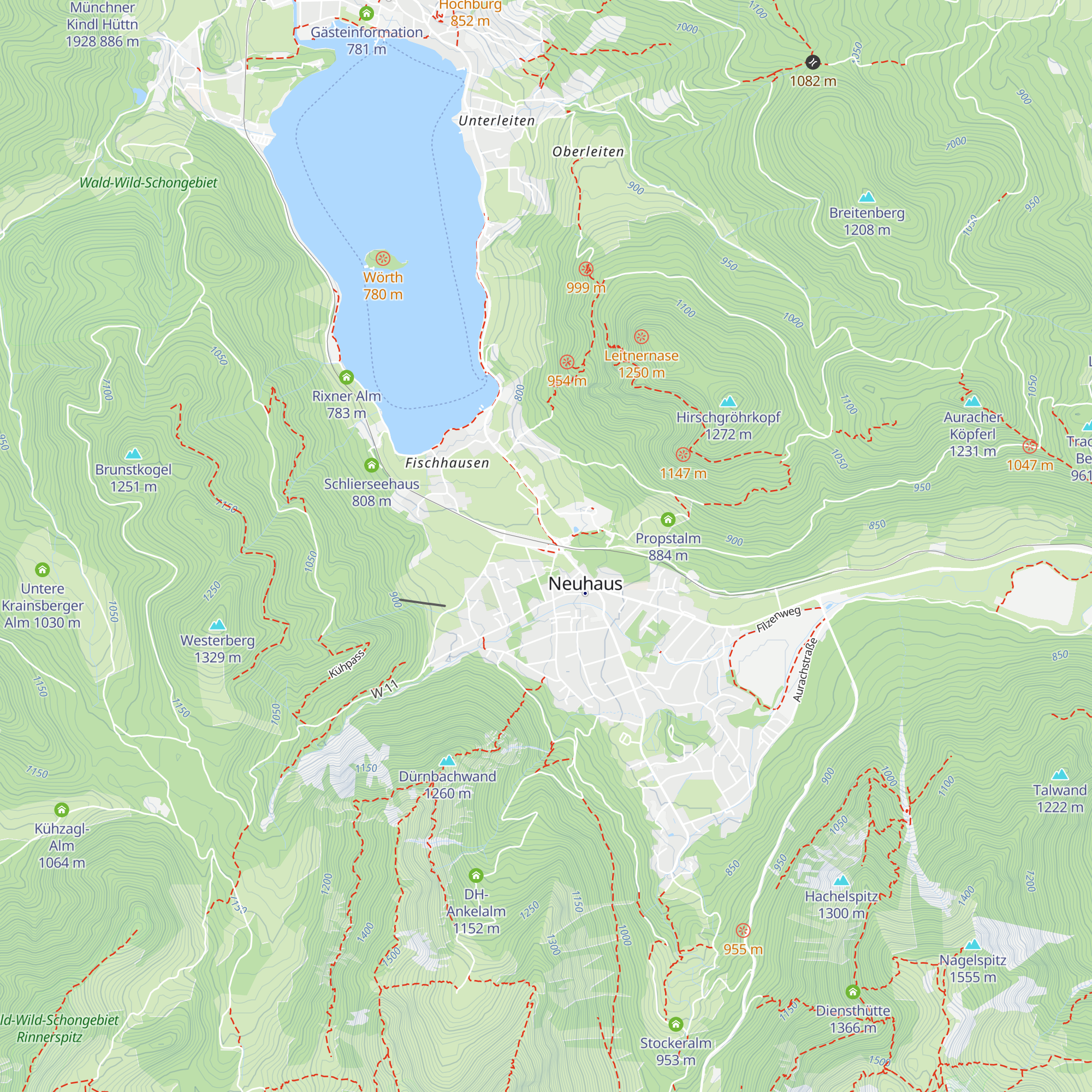 Gästeinformation map