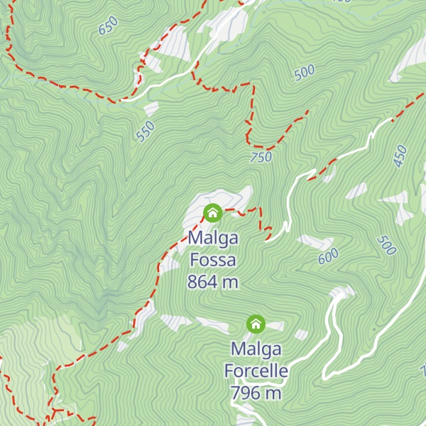 Map of Malga Fossa