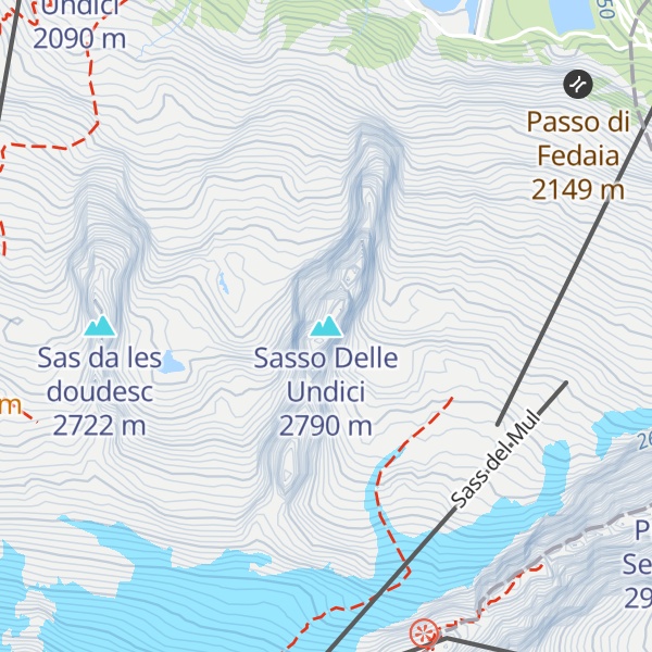 Map of Sasso Delle Undici