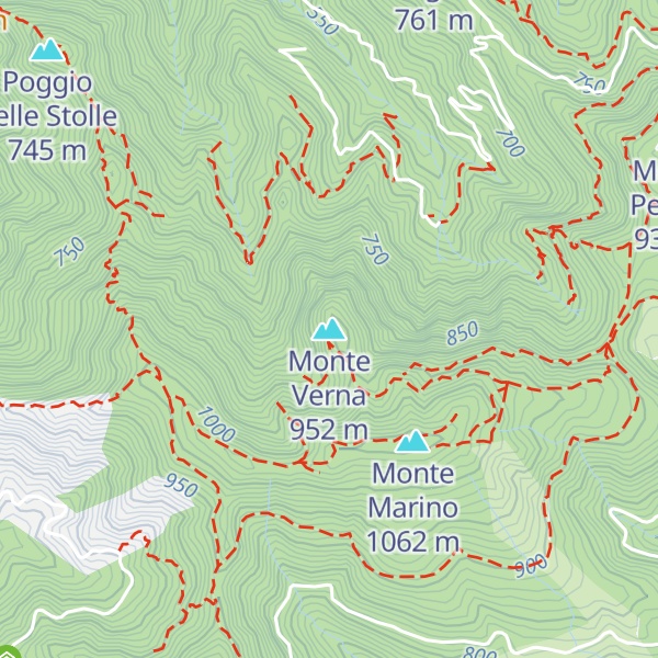 Map of Monte Verna