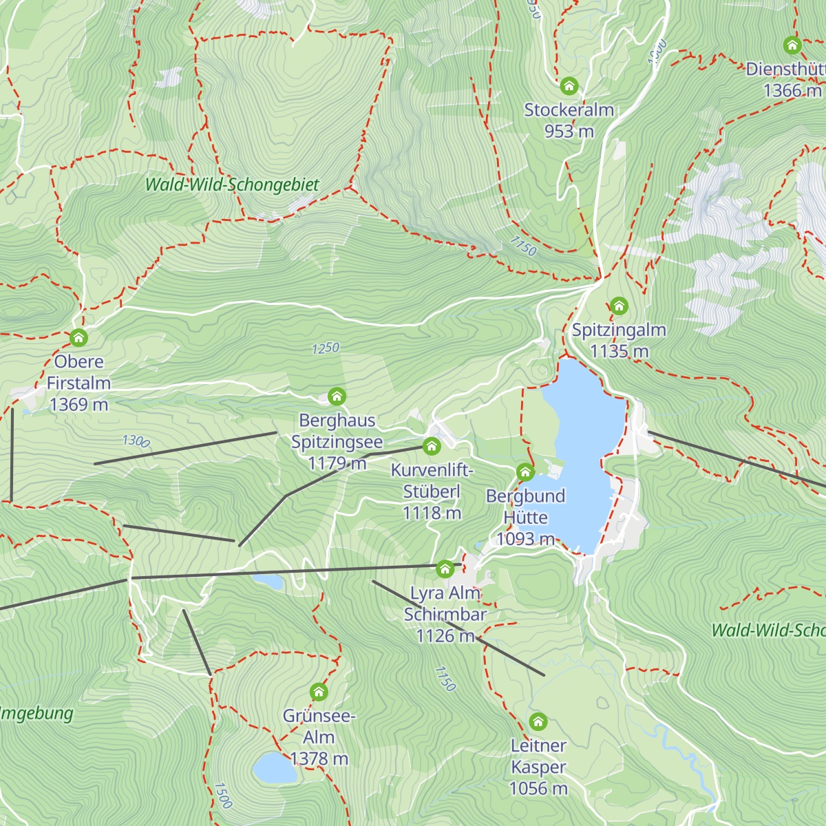 HVB Berghütte map