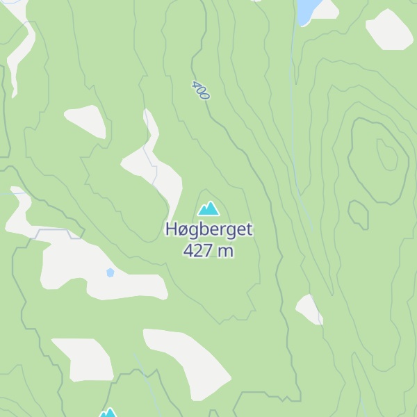 Map of Høgberget