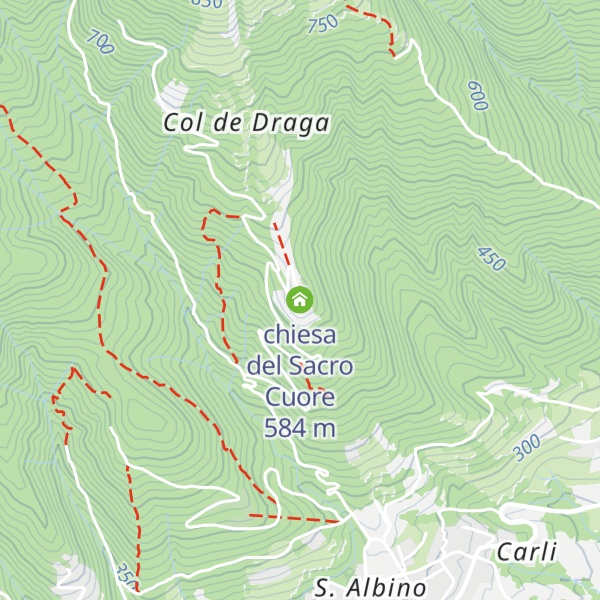 Map of chiesa del Sacro Cuore