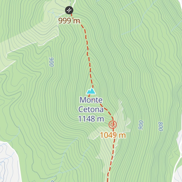 Map of Monte Cetona