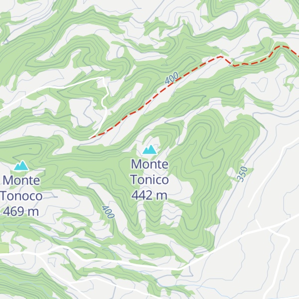 Map of Monte Tonico