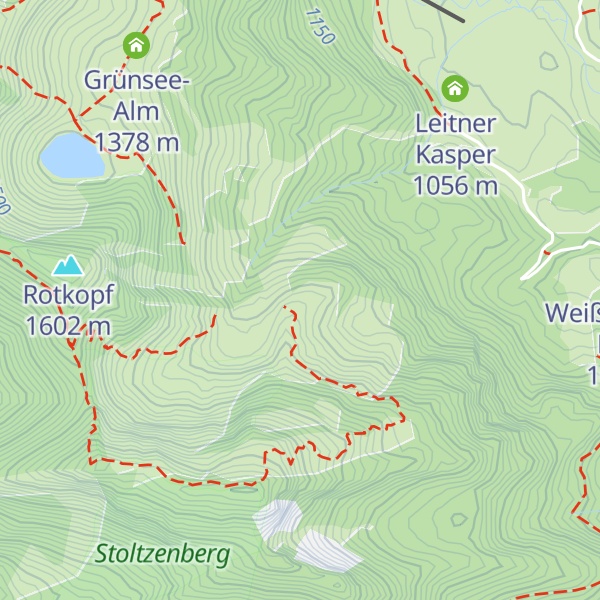 Map of Untere Haushamer Alm