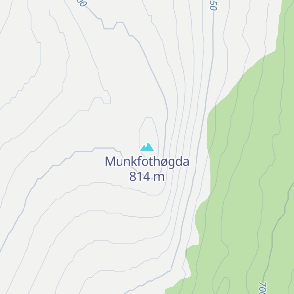 Map of Munkfothøgda