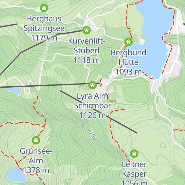Map of Bergwacht Diensthütte Besenreiser