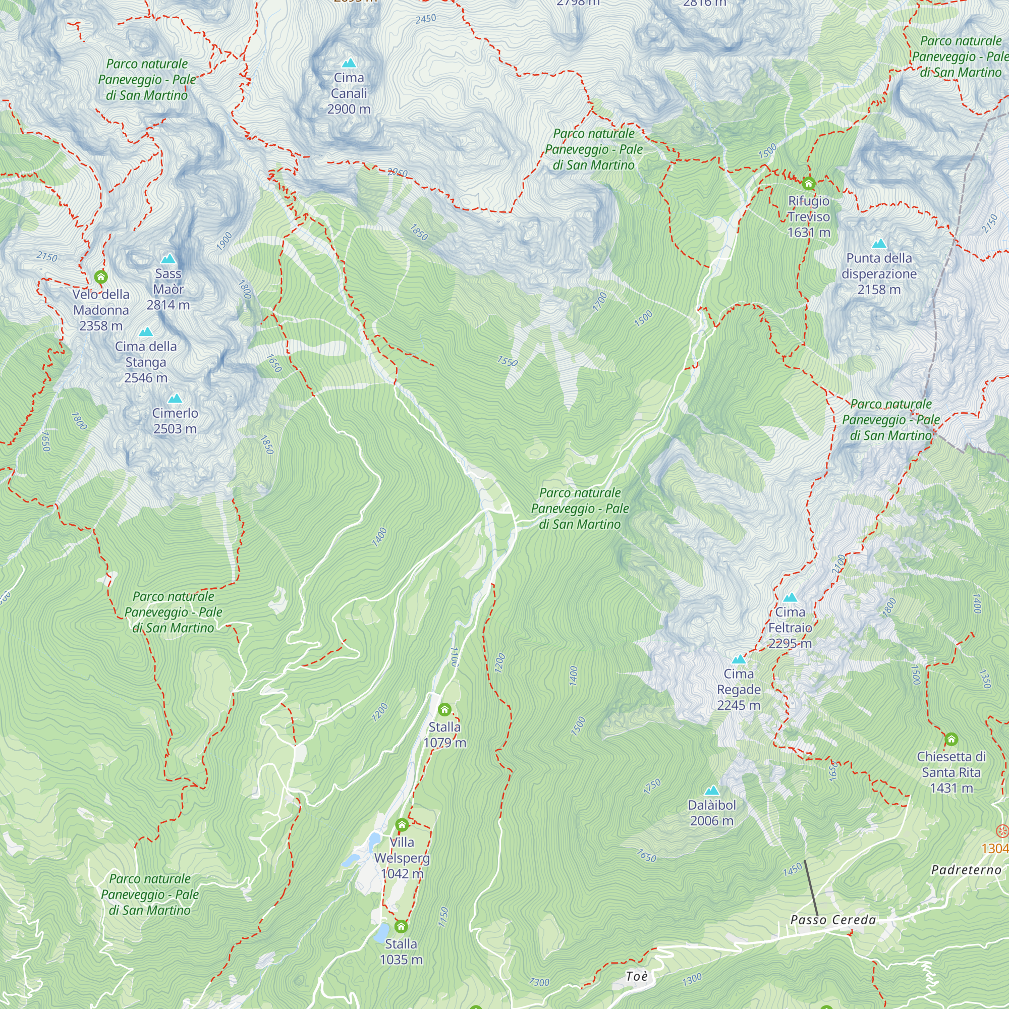 Albergo La Ritonda map